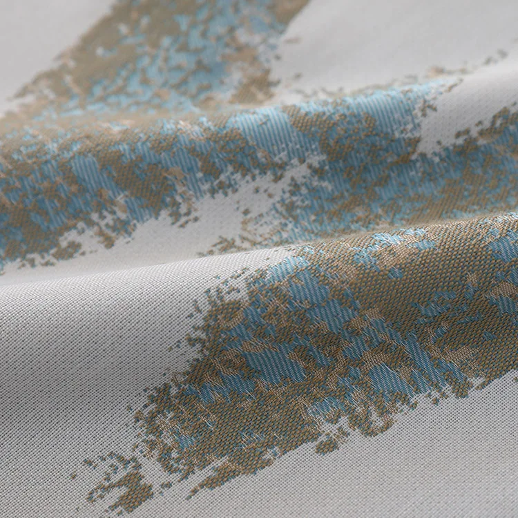 

High-Grade Yarn-Dyed Jacquard Northern European Style Shade Curtain Curtains for Living Room Bedroom Luxury Curtains