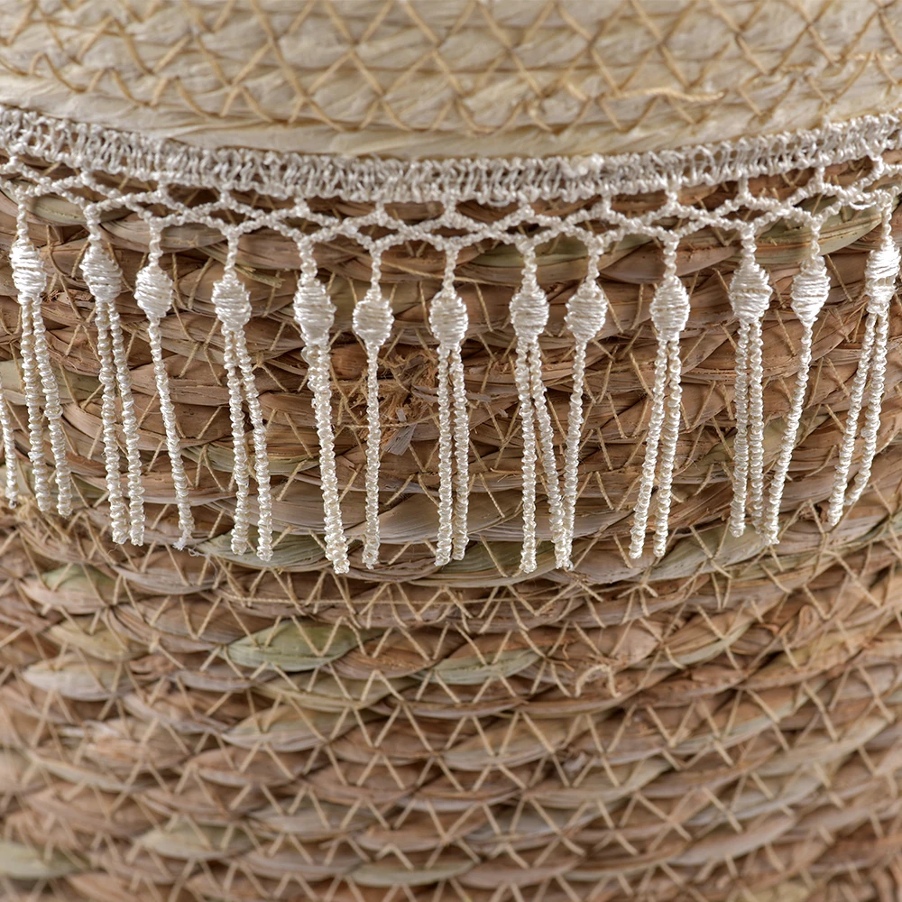 Корзина для хранения одежды романтичная плетеная домашняя корзина ручной работы