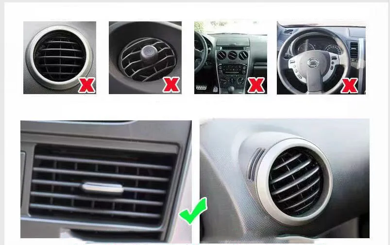 Декоративная лента для автомобильного выхода воздуха хромированная обшивка