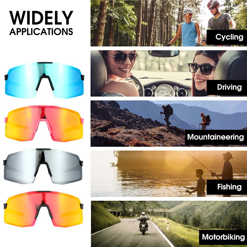 WEST BIKING гоночные поляризованные очки для езды на открытом воздухе ветрозащитные