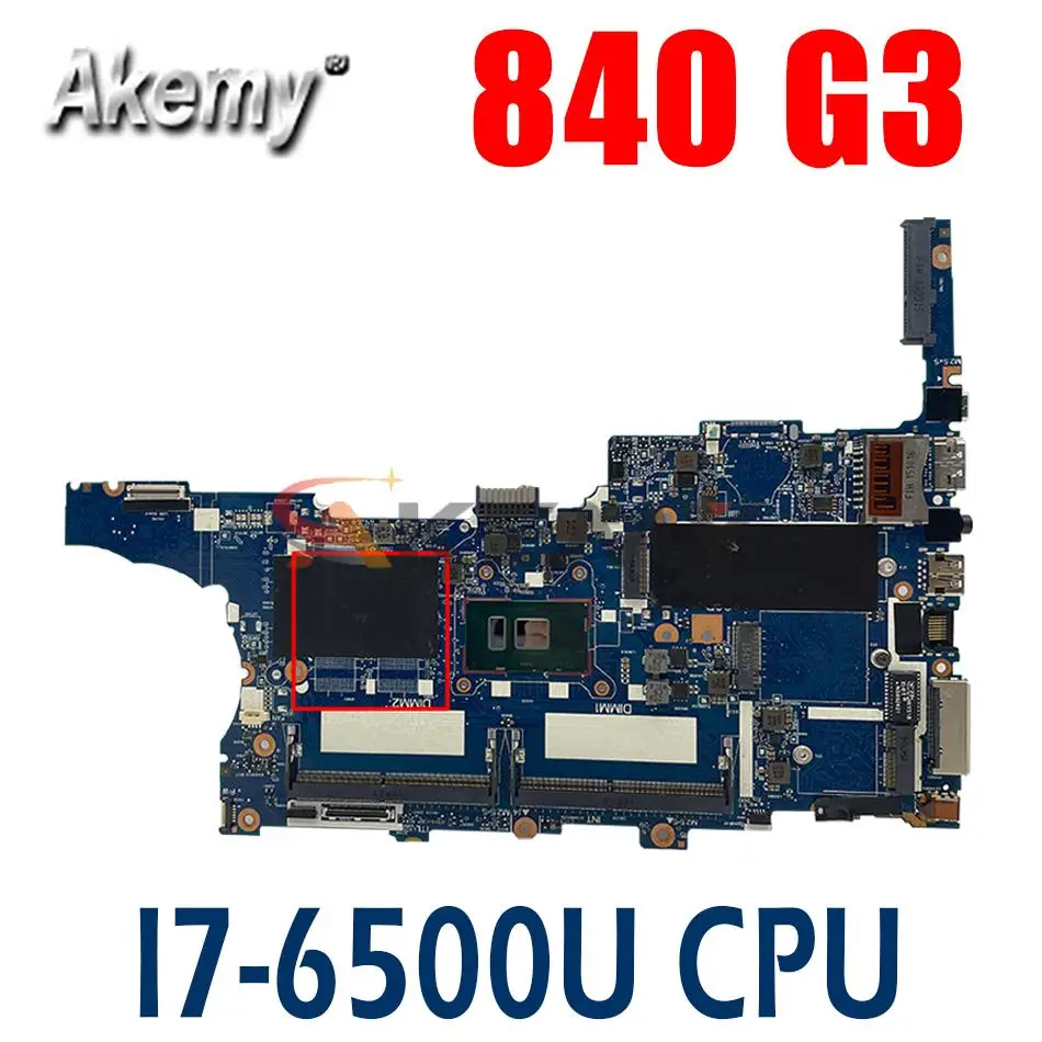 

826807-601 826807-501 826807-001 для HP EliteBook 840 G3 материнская плата для ноутбука 6050A2728501-MB-A01 W/ I7-6500U DDR4 100% тест