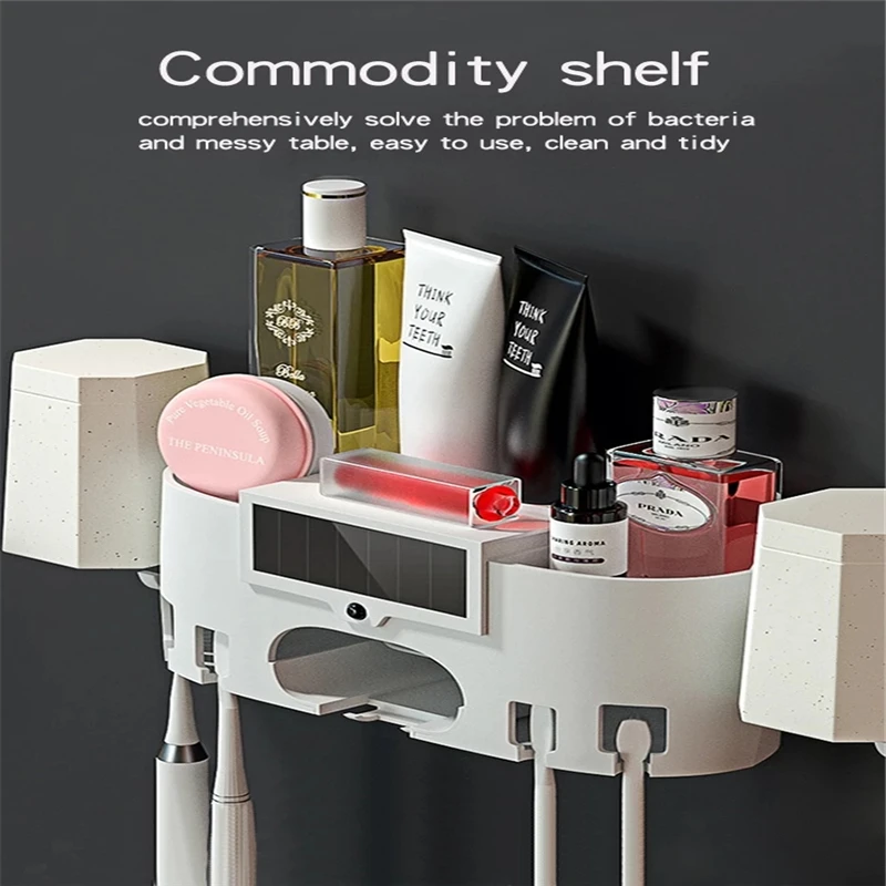 Антибактериальный УФ выдавливатель для зубной щетки стерилизатор