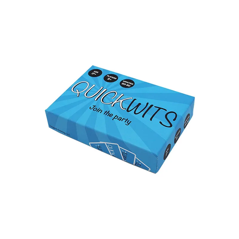 Настольная игра Quickwits Веселая для вечевечерние настольная Семейная Игра