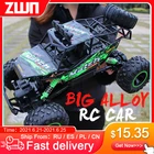 ZWN 1:12  1:16 полноприводный Радиоуправляемый автомобиль со светодиодной подсветкой 2,4G Радиоуправляемый автомобиль багги внедорожник радиоуправляемые грузовики Игрушки для мальчиков для детей