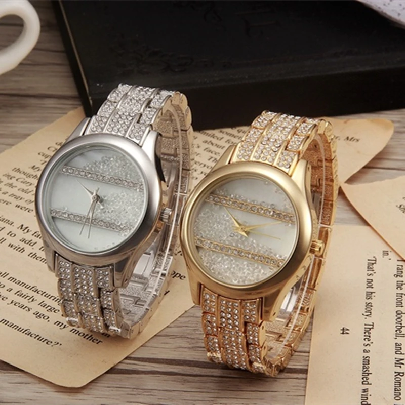 Женские часы топ-бренд роскошные стразы наручные водонепроницаемые известные