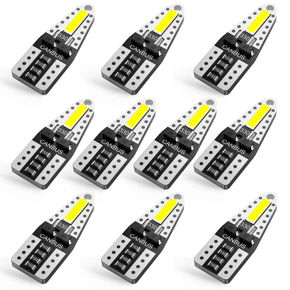 

AUXITO 10x CANBUS W5W Car Lamps for Mazda Citroen Picasso Xsara Berlingo Saxo Honda Civic Ford Focus Fiesta T10 Led Trunk Light