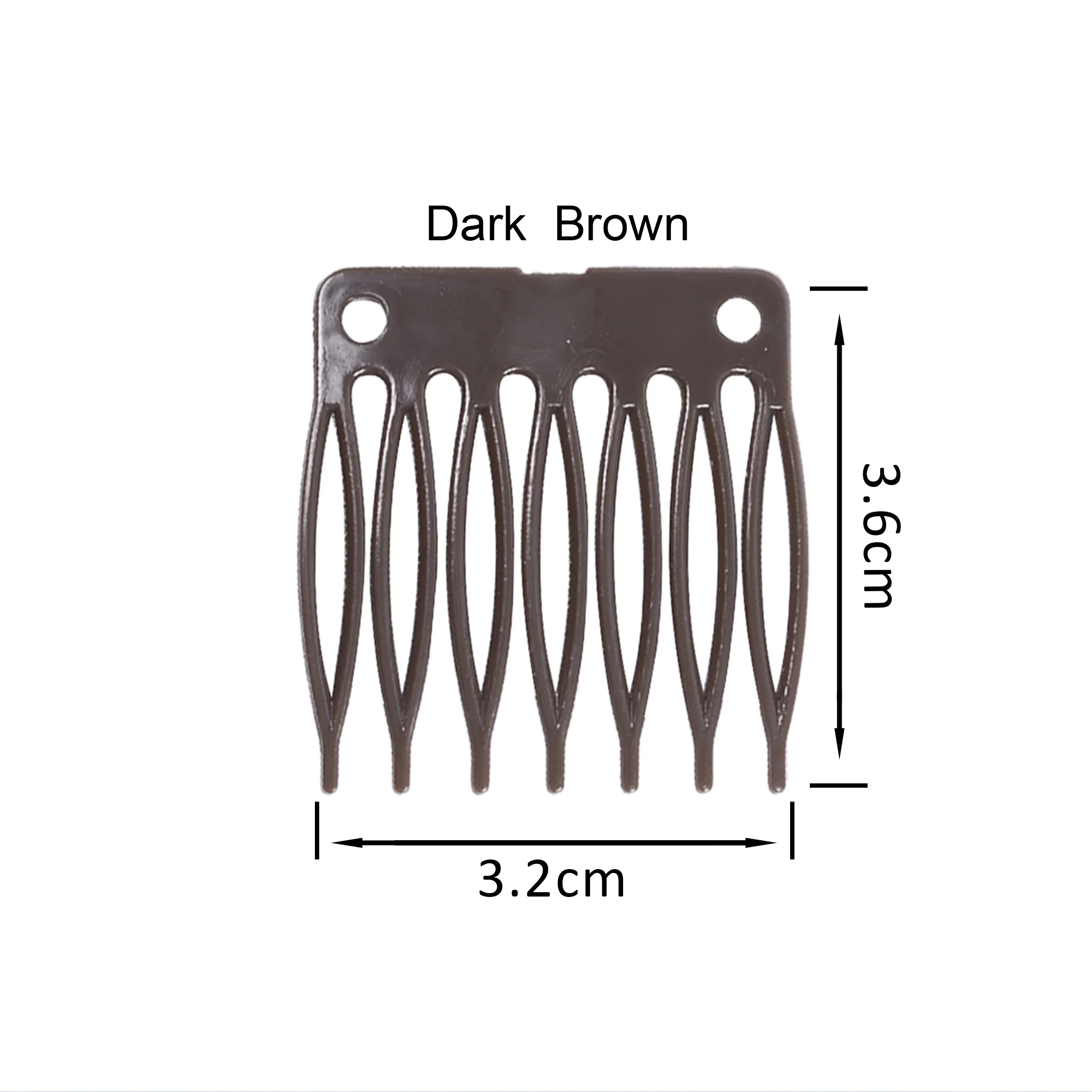 50 шт./лот аксессуары для париков пластиковые гребни и зажимы парика изготовления
