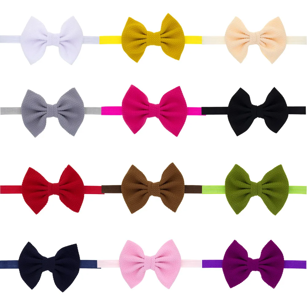 Рисунок 2 - Повязка на голову с бантом для новорожденных