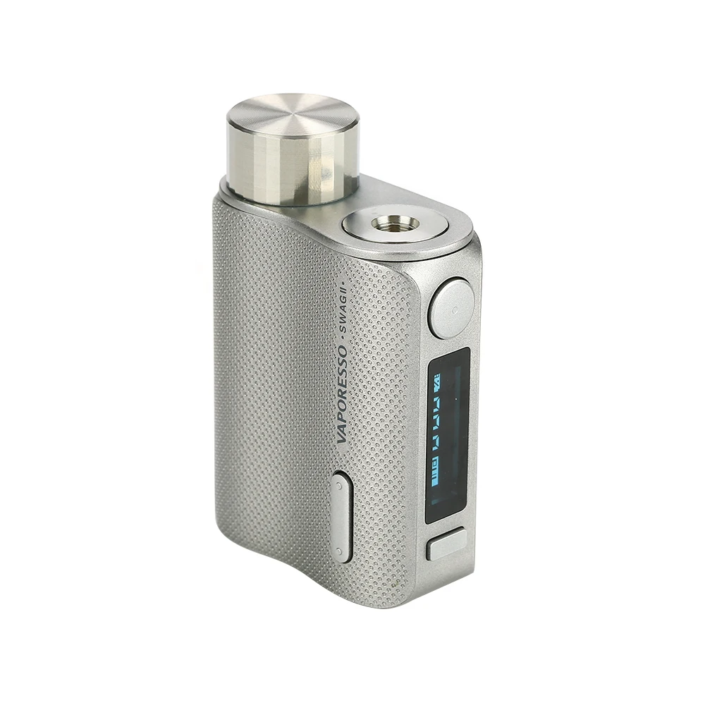 80 Вт Vaporesso Swag 2 TC коробка мод с 0,91 дюймовым экраном мощность от 18650 батареи Vaporesso Swag II vs Gen MOD/Drag 2/Shogun - Цвет: Swag 2 Silver