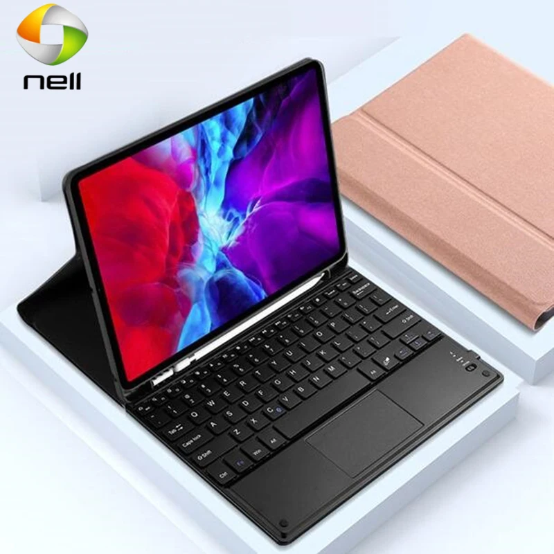 

IPad Pro 12.9 2020 Case with Pencil Holder Smart Cover cases with Touchpad Keyboard Tablet Capa IPad Pro 12.9 2018 shell