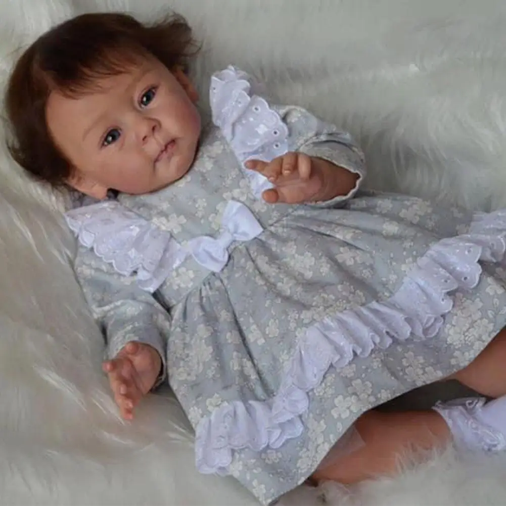

58cm Finished Huxley Reborn Toddler Girl With Skin Quality Layers Veins Painting Visible 3d High Multiple A6j4