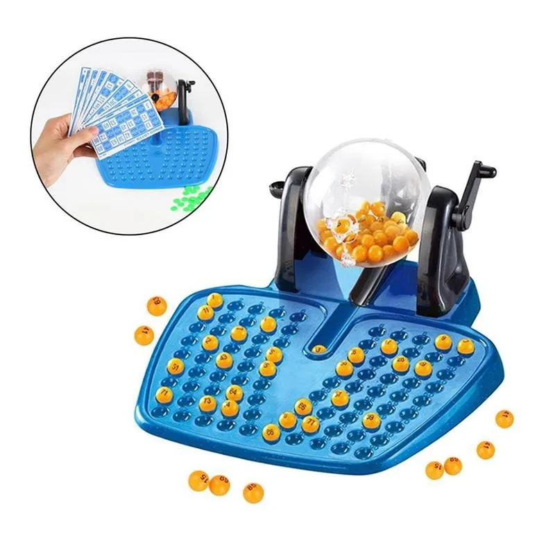 Лотерея игра в бинго детская головоломка настольная большая карточка дозатор