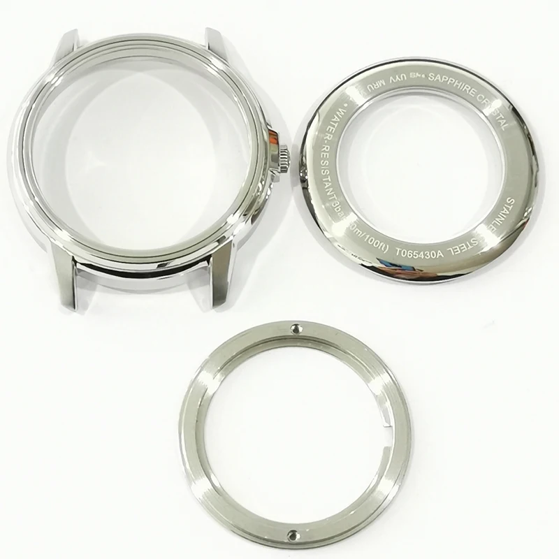 T065430A case Чехол для часов, задняя крышка, сапфировое стекло, зеркальные запчасти, чехол из нержавеющей стали для T461/T035617A/T086408A/T044430A/T100417A - Цвет: T065430A case