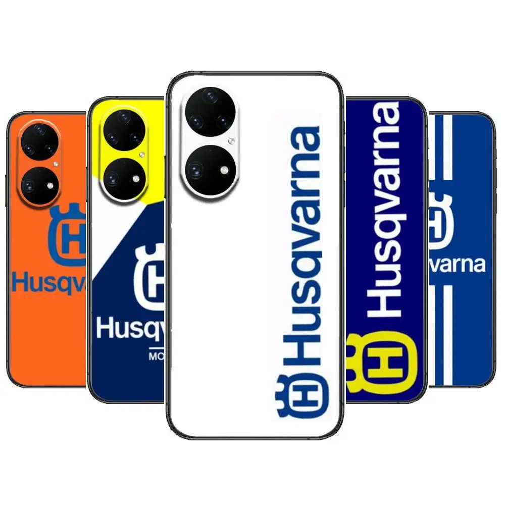 

Racing Brand H-Husqvarnas Phone Case For Huawei p50 P40 p30 P20 10 9 8 Lite E Pro Plus Black Etui Coque Painting Hoesjes comic f