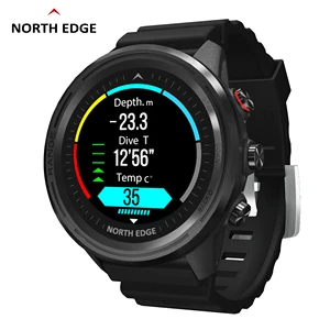 north edge mens smart watch smartwatch gps men altitude barometer compass waterproof dive 50m full touch fitness outdoor watches free global shipping