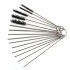 Инструмент для очистки карбюратора автомобиля, мотоцикла, 10 игл + 5 щеток для ухода за двигателем автомобиля