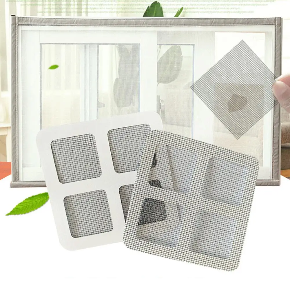 3Pcs Repairing Mesh Net Door Window Patch Sticker Anti-Insect Fly Mosquito Insect Broken Home Screen | Дом и сад