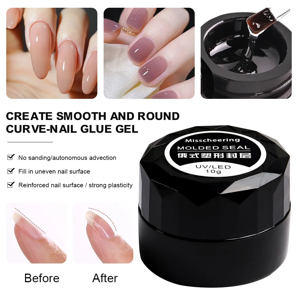 

Nail Rhinestone Glue Gel Adhesive Nail Gel for Nail Builder Diamond Jewelry Glue Gel Manicure Tool for Home Salon nail art