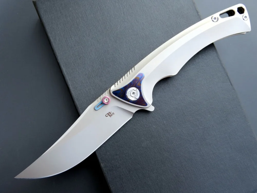 CH-Emperor карманный нож Jack knife S35VN лезвие титановый сплав Ручка Охотничий Тактический нож Фруктовый походный Нож EDC инструменты