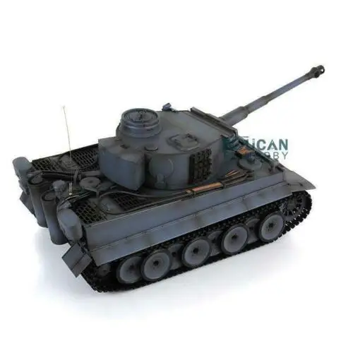 

US Stock 1/16 HengLong RTR RC Tank 3818 Gray 6.0 Upgraded Metal German Tiger I TH12454-SMT2