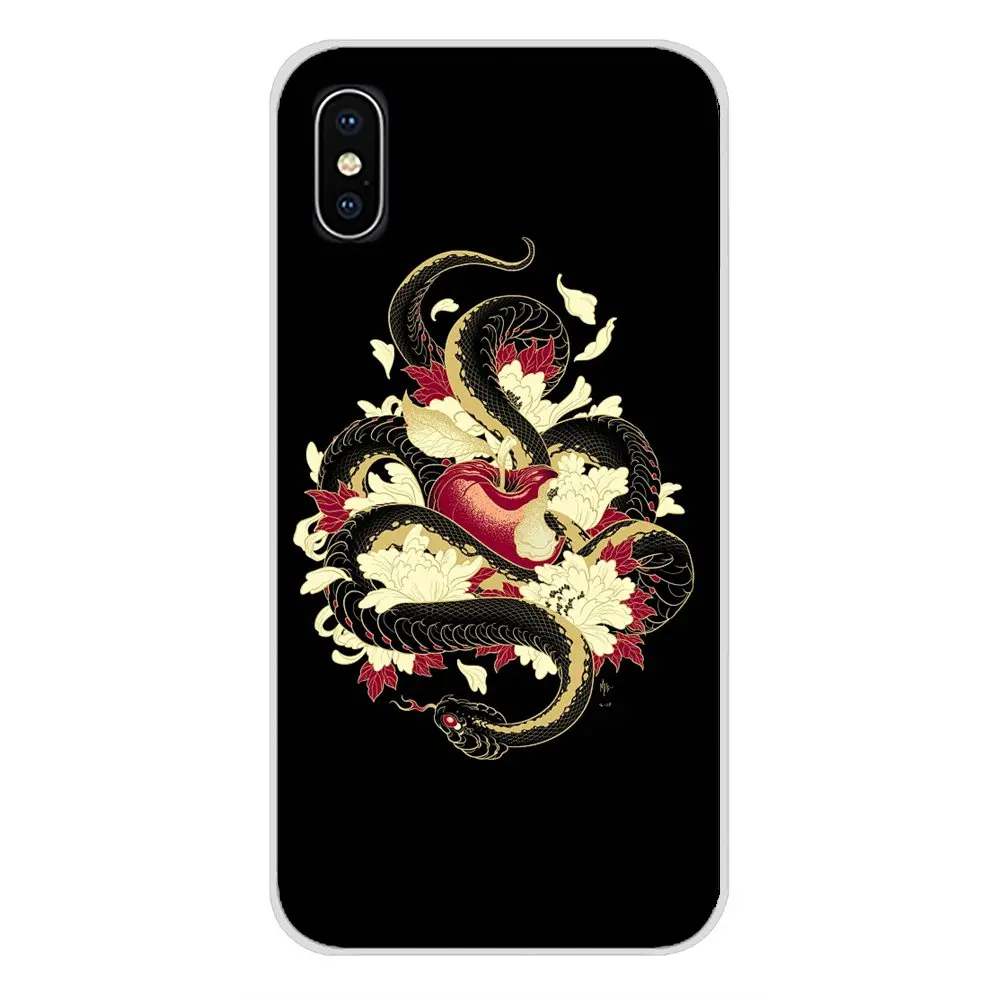 for apple iphone x xr xs 11 12pro max 4s 5s 5c se 2020 6s 7 8 plus ipod 5 6 accessories phone shell covers snake new free global shipping