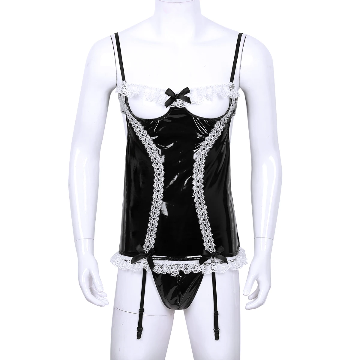 Костюм французской горничной для косплея мужское соблазнительное нижнее белье