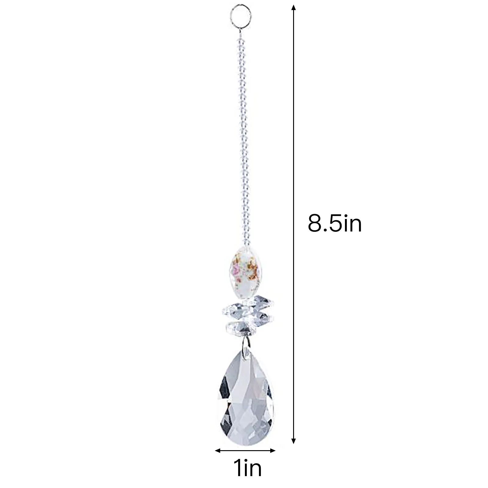 

1pc/6pcs Hanging Crystals Prism Suncatcher for Windows Decoration AB-Color Chandelier Parts DIY Home Wedding Decor Accessories