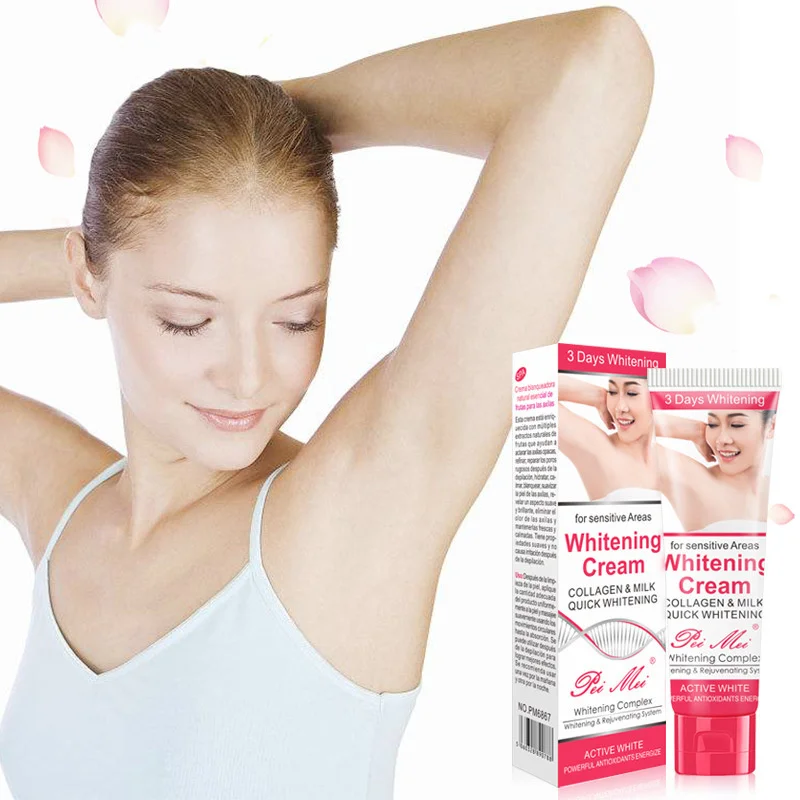 

Whitening Body Cream Remove Melanin Brighten Skin Tone Underarm Whitening Bleaching Leg Knee Elbow Women Private Parts Body Care
