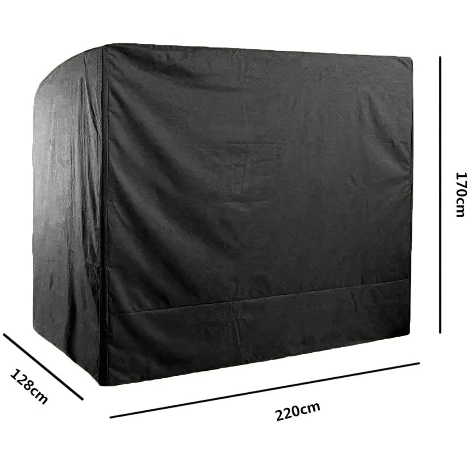 

3 Seat NO Fade Garden Swing Chair Canopy Cover Shade Sail Waterproof Anti UV Outdoor Courtyard Hammock Tent Swing Top Cover