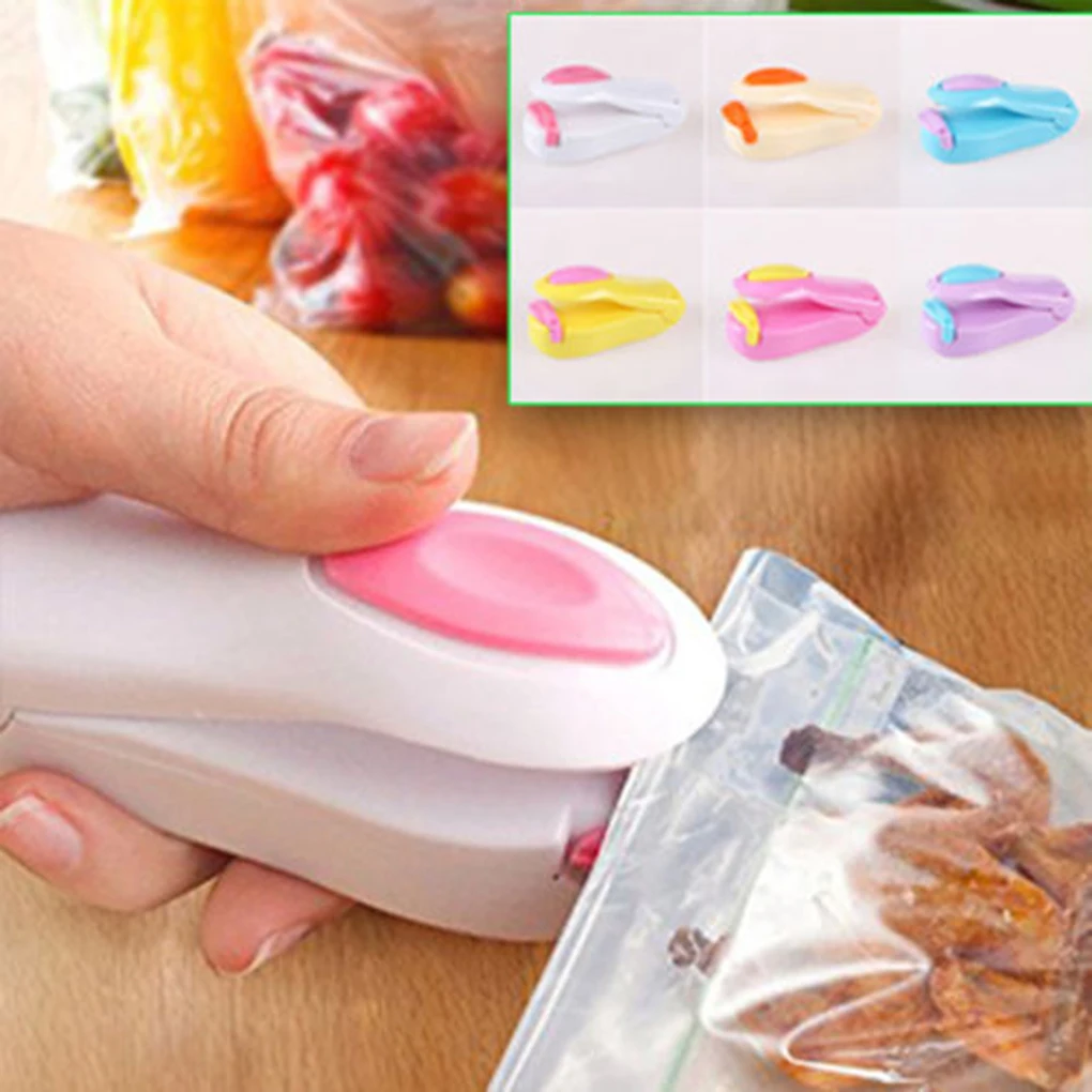 

Portable Household Mini Heat Sealing Machine Sealer Impulse Plastic Poly Bag Not Battery Home Package Resealer Heat Sealer