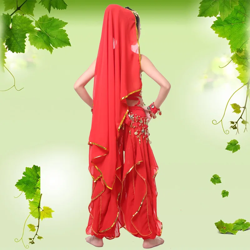 Детские индийские танцевальные костюмы для восточных танцев детские платья