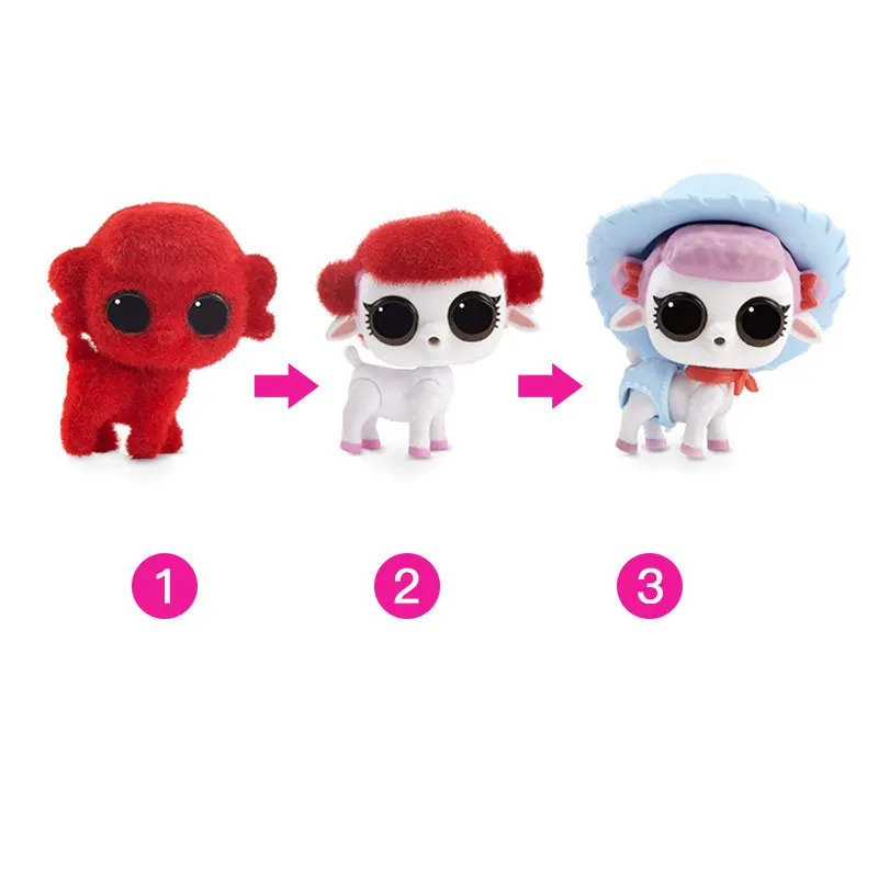 L. O. Сюрприз! Снос мяч 5 поколения мех для питомцев нечетная забавная яйцо глухая