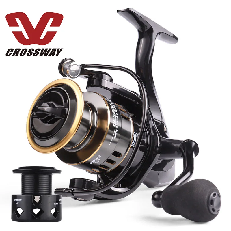 CROSSWAY Рыболовная катушка 18 + 1 подшипники Водонепроницаемый влево/правая рука