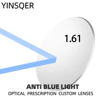 1 61 index optical cheaper normal lenses computer professional anti blue light prescription glasses myopia hyperopia lens
