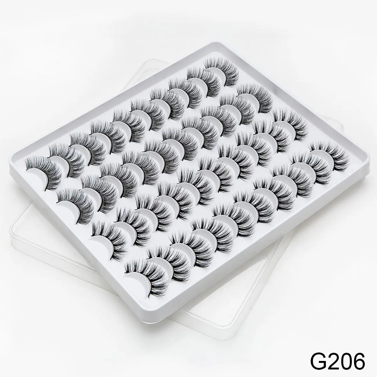 SEXYSHEEP 5/20 пар 3D норковые накладные ресницы натуральные длинные накладные ресницы Объемные Накладные ресницы Макияж Наращивание ресниц
