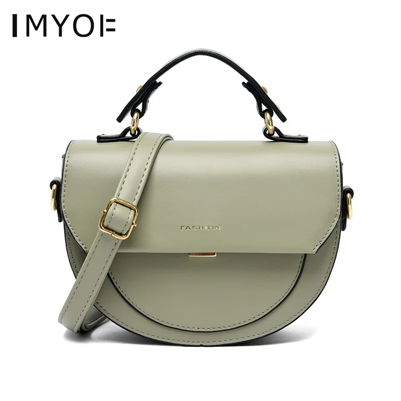 Модная женская сумочка из искусственной кожи роскошная полукруглая Женская