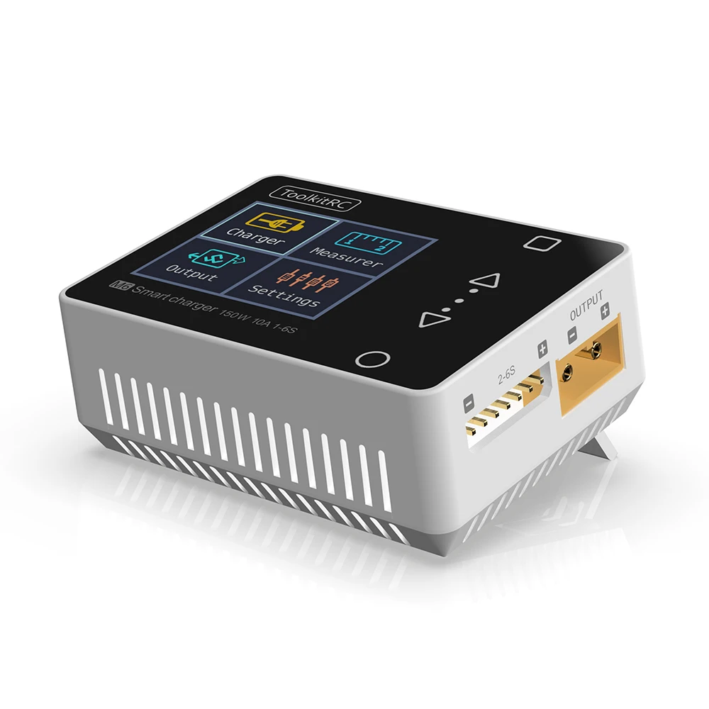 ToolkitRC M6 зарядное устройство для баланса батареи 150 Вт 10A DC Dis зарядное устройство для 1-6 S Lipo LiHV Life Lion NiMh Pb клеточный тестер для проверки сервопривода