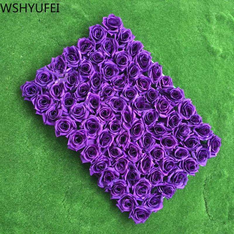 60x40 см искусственные шелковые розы цветы на стену свадьбу Рождественское