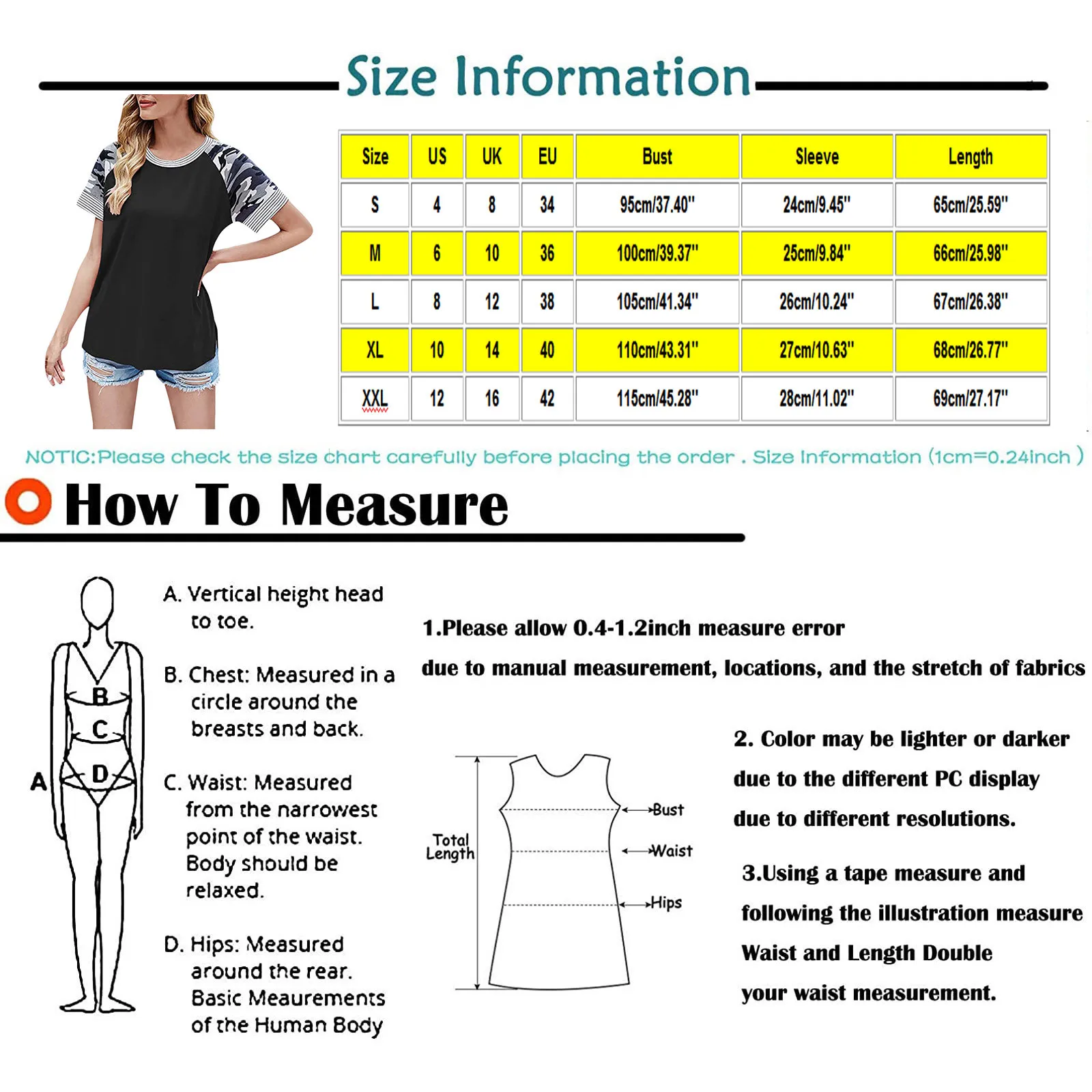 

T Shirt Women Oversized 2021 Summer Creativity Print Round Neck Slit Stitching Striped Short-sleeved Top Camisetas De Mujer#30