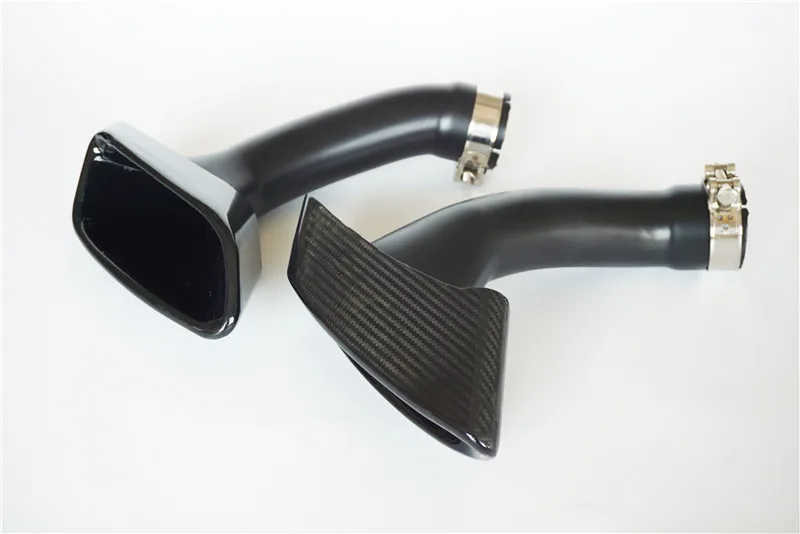 Автомобильный Стайлинг глянцевые выхлопные системы из углеродного волокна