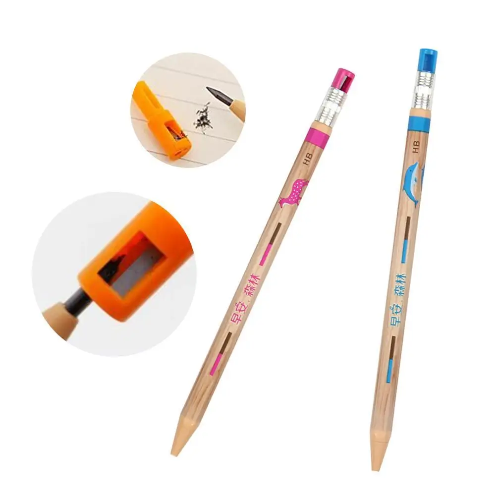 Mechanical Pencil 2.0 Mm Lead Refill Can Add Refills Special Graphite School Office Automatic Stationery Hot |