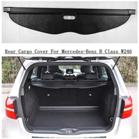 for mercedes benz b class w246 b180 b200 b260 2009 2019 rear cargo cover partition curtain screen shade trunk security shield