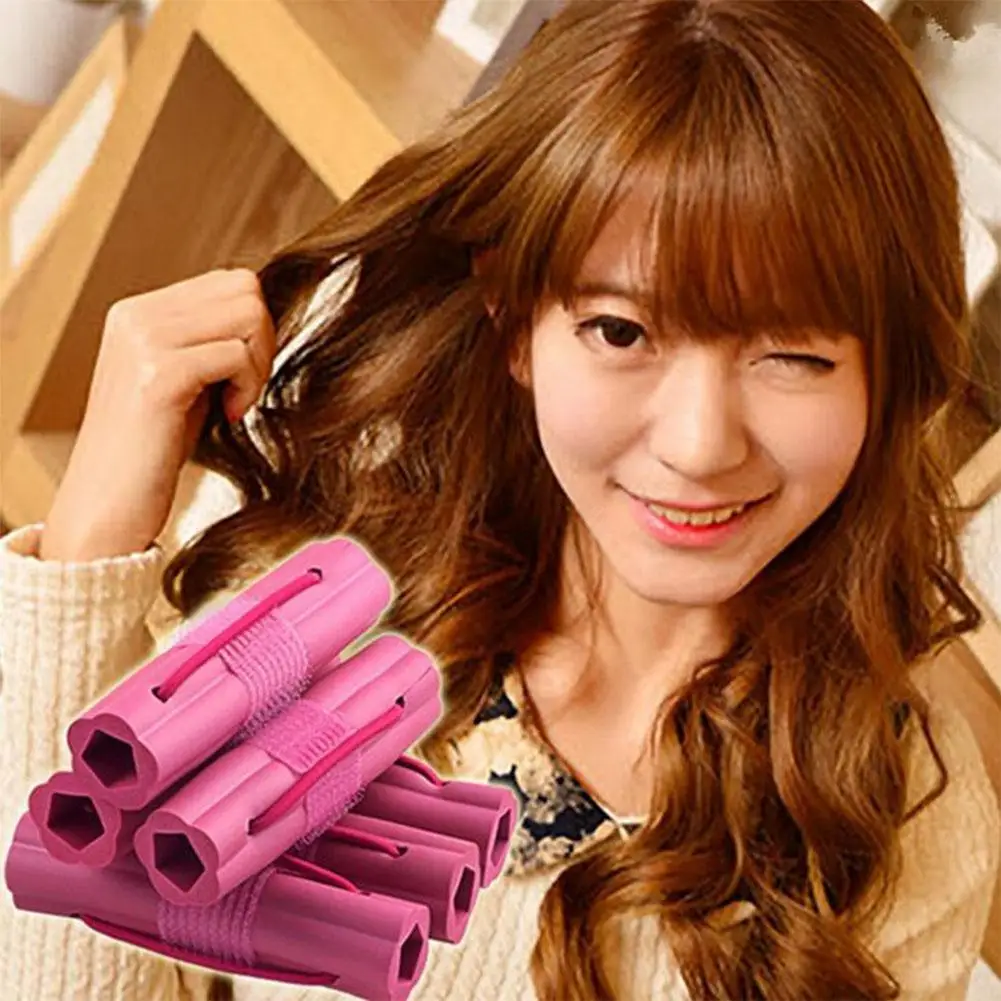 HobbyLane 6 шт./партия волшебный Поролоновый спонж для завивки волос DIY волнистые