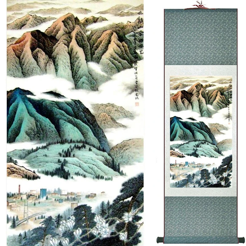 Живописный пейзаж супер качество Традиционный китайский картины для дома офиса