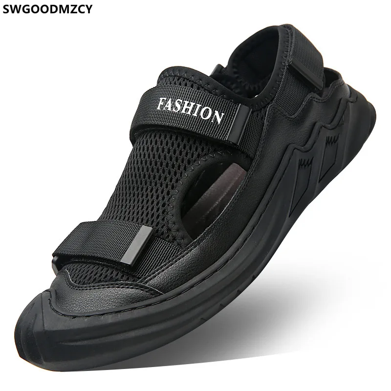 

Sandals for Men Casuales Beach Sandals Summer Shoes Men Black Sandals Casual Shoes Men Male Shoes Los Zapatos De Los Hombres