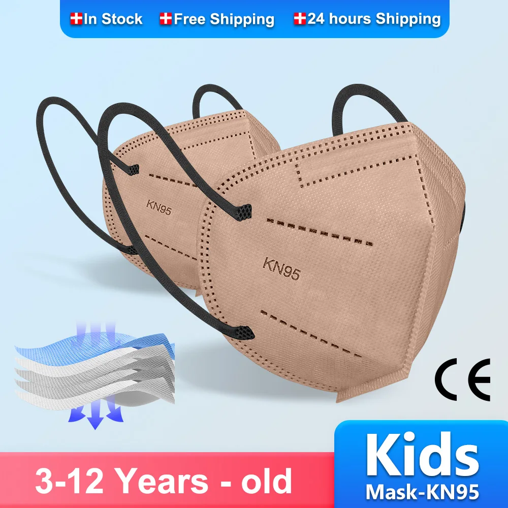Morandi KN95 детская маска FFP2 Mascarillas FPP2 одобренная гигиеническая Защитная для лица CE