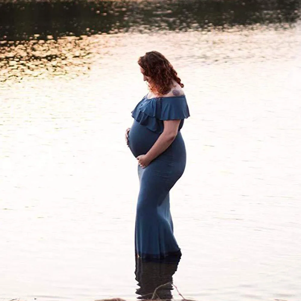 Эластичные платья для беременных фотосъемки одежда Платья реквизит женщин | Мать