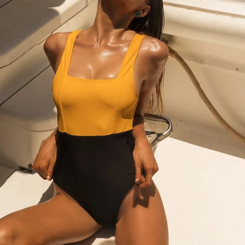 Клетчатые стринги 2020 сексуальный женский цельный купальник купальники в горошек