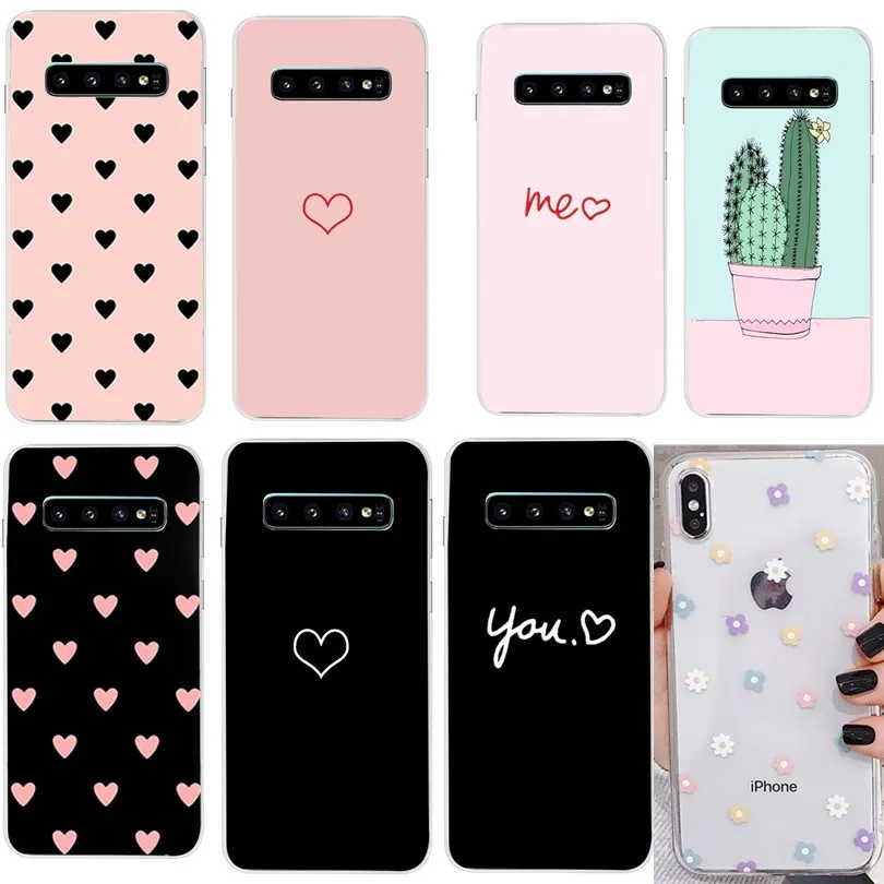 Чехол для Samsung A10 чехол телефона мягкий Galaxy S10 Lite Plus A7 A5 A8 plus J4 J6 J8 2018 Note 9