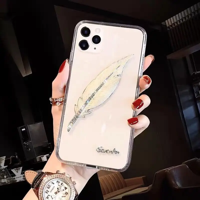 Женский Прозрачный чехол для iPhone 14 12 11 13 Pro Max X XR XS 7 8 Plus | Мобильные телефоны и